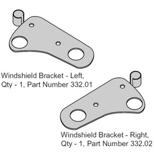 Windshield bracket bestop - windshield,